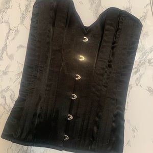 New without tags , black bustier,corset